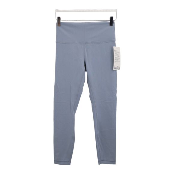 Lululemon Women’s Wunder Train HR Tight 25” Sz 8 Chambray Blue Leggings NWT - Picture 1 of 11